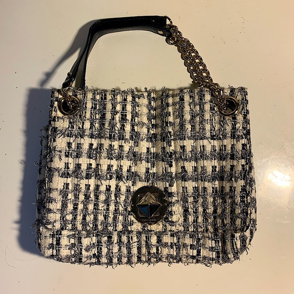 Kate Spade Navy Blue and White Purse - Picture 1 of 7